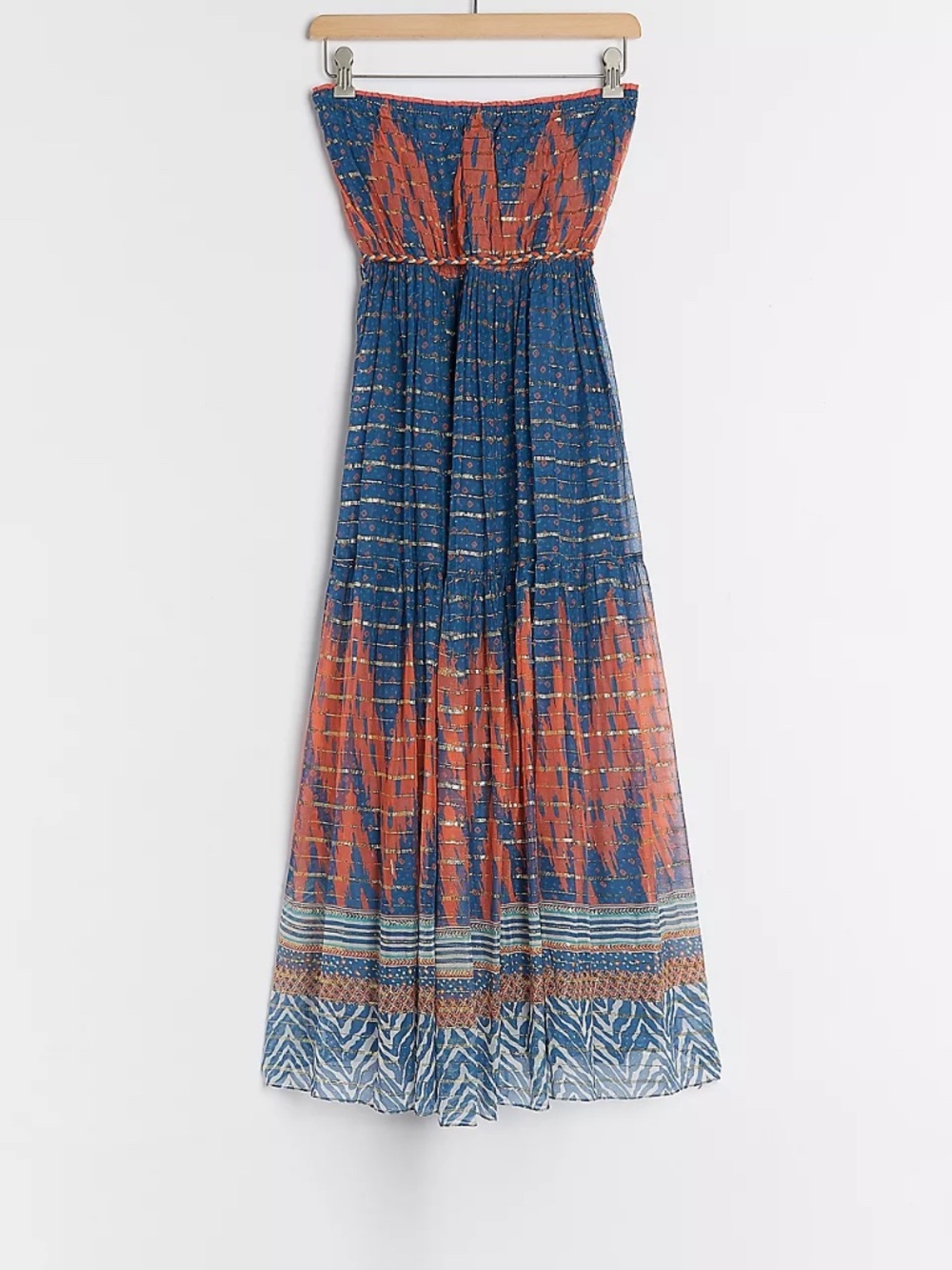 Anthropologie Verb by Pallavi Singhee boho maxi ruffle dress Size 4 NWT